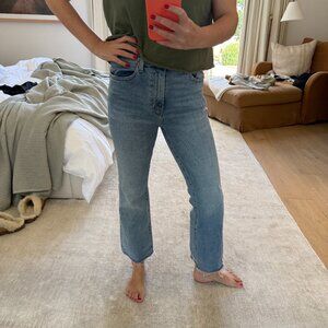 Pistola Frayed Denim Crop